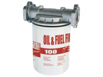 Yakıt ve yağ filtresi Piusi 100 l/dk, 10 μm, art: F0914900A.
