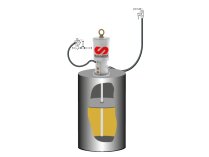 PumpMaster 6 tutarlı gres pompası kiti, 185 kg Samoa varilleri için, sanat. 429900