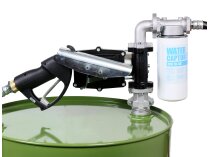 Piusi DRUM EX50 12V DC ATEX dağıtım pompası, güç kablosu + manuel nozul, ürün no: F00372030