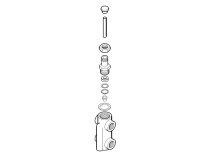 Baltur 1/2" x 3/8" basınç regülatörü, sanat: 16320.