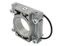 Dungs gaz vanası flanşı Rp 1 1/4" conta ile, sanat: 65323698.