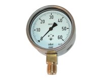 Oilon basınç göstergesi 612.20.100, 60 mbar, sanat: 34021092.