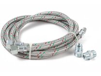 1,2 m yakıt hortumu G1/8" - G3/8" bağlantı parçaları ile art. 13007943
