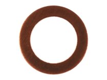 Weishaupt 6 x 10 x 1 mm bakır conta, sanatı: 440017.
