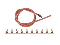 Yüksek voltajlı evrensel tel L1m+uç 4 mm