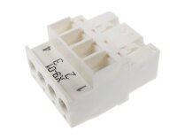 Weishaupt X9-01 4 pinli konektör, ürün no: 716319